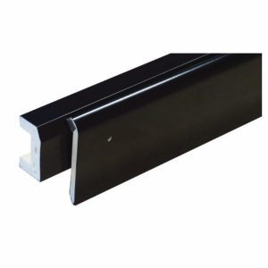 SureEdge Gutter Trim (Built-In-Batten), 2.5m -Black