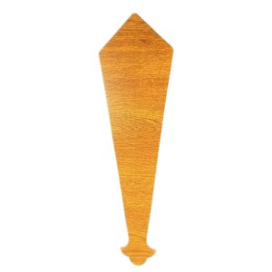 350mm uPVC Decorative Roofline Gable Finial - Light Oak