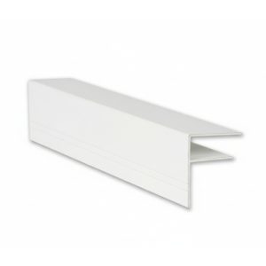 16mm Polycarbonate F Section - White