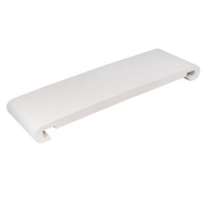 200mm Bullnose 16mm Full Replacement Fascia Board x 5m - White