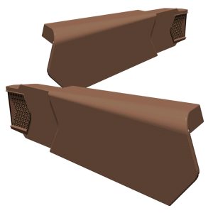 Manthorpe SmartVerge PVCu Dry Verge Units (Handed) - Brown