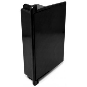 SmartVerge Linear Dry Verge Eaves End Cap - Black