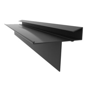 2m Synthetic Slate Dry Verge - Black