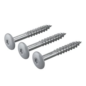Grey Slate Hardie™ Coloured Topped Screws – Bag of 50