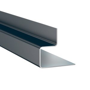 25mm Hardie Plank Anthracite Grey Abutment Profile, 3m