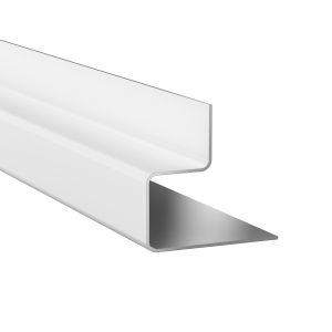 25mm Hardie Plank Arctic White Abutment Profile, 3m