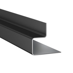 25mm Hardie Plank Midnight Black Abutment Profile, 3m