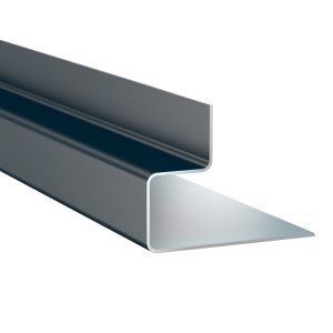 38mm Hardie Plank Anthracite Grey Abutment Profile, 3m