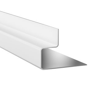 38mm Hardie Plank Arctic White Abutment Profile, 3m