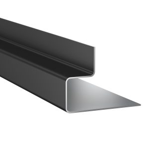 38mm Hardie Plank Midnight Black Abutment Profile, 3m