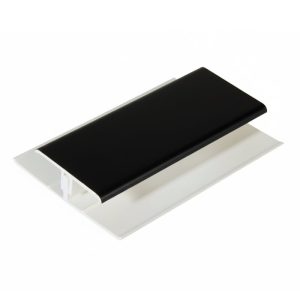 Hollow Soffit H-Section 5m Joint - Smooth Anthracite Black