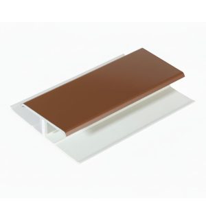 Hollow Soffit H-Section 5m Joint - Brown
