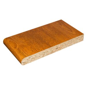 250mm Kayboard Laminated Bullnose Window Board, 5m - Light Oak
