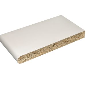 150mm Kayboard Laminated Bullnose Window Board, 5m - White