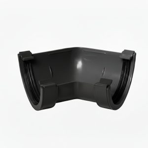 Kayflow Half Round 114mm 135° Angle - Anthracite Grey
