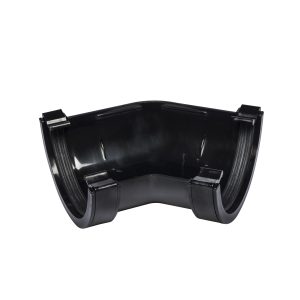 Kayflow Half Round 114mm 135° Angle - Black