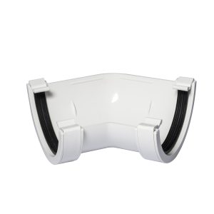 Kayflow Half Round 114mm 135° Angle - White