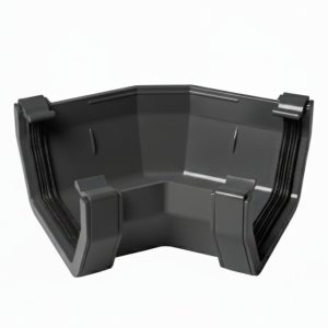 Kayflow Square 117mm 135° Angle - Anthracite Grey
