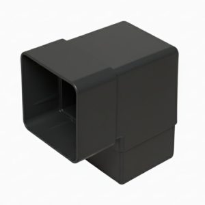 Kayflow 65mm Square 92.5° Offset Bend - Anthracite Grey