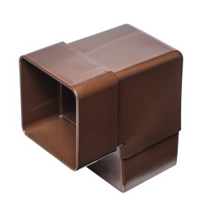 Kayflow 65mm Square 92.5° Offset Bend - Brown