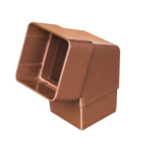 Kayflow 65mm Square 112.5° Offset Bend - Brown