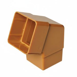 Kayflow 65mm Square 112.5° Offset Bend - Caramel
