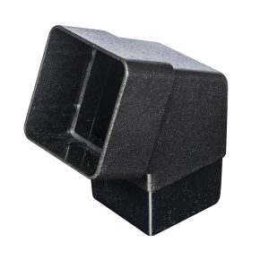Kayflow 65mm Square 112.5° Offset Bend - Cast Iron