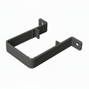 Kayflow 65mm Square Pipe Clip - Anthracite Grey