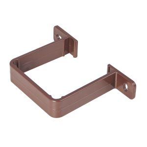 Kayflow 65mm Square Concealed Fixing Pipe Clip - Brown