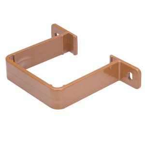 Kayflow 65mm Square Concealed Fixing Pipe Clip - Caramel