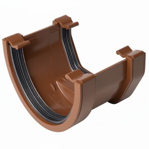 Kayflow Square 117mm to Deepflow 114mm Gutter Adaptor - Brown