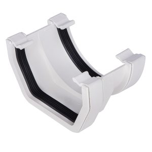 Kayflow Round 114mm to Square 117mm Gutter Adaptor - White