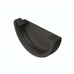 Kayflow Half Round 114mm External Stopend - Anthracite Grey