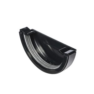 Kayflow Half Round 114mm External Stopend - Black