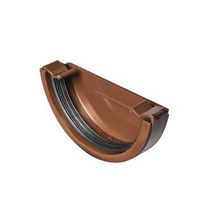 Kayflow Half Round 114mm External Stopend - Brown
