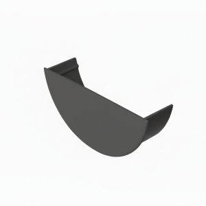 Kayflow Half Round 114mm Internal Stopend - Anthracite Grey