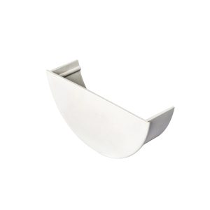 Kayflow Half Round 114mm Internal Stopend - White
