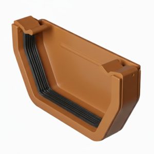 Kayflow Square 117mm External Stopend - Caramel