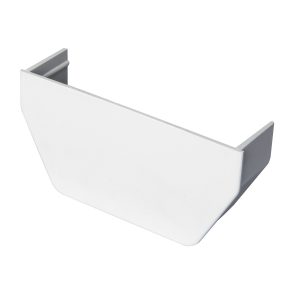 Kayflow Square 117mm Internal Stopend - White