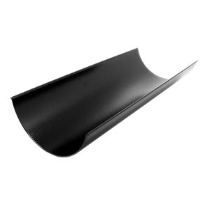 Kayflow UPVC Half Round Guttering 4m - Black
