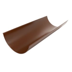 Kayflow UPVC Half Round Guttering 4m - Brown