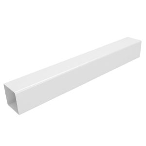 Kayflow 2.5m Square Downpipe - White