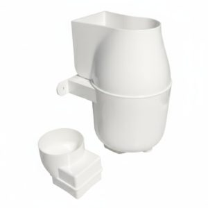 Kayflow Rainwater Diverter & Leaf Trap - White