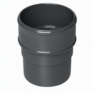 Kayflow 68mm Round Pipe Socket - Anthracite Grey
