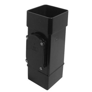 Kayflow 65mm Square Access Pipe - Black