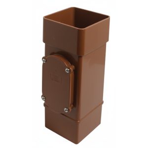 Kayflow 65mm Square Access Pipe - Brown