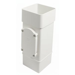 Kayflow 65mm Square Access Pipe - White