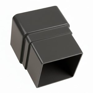 Kayflow 65mm Square Pipe Socket - Anthracite Grey