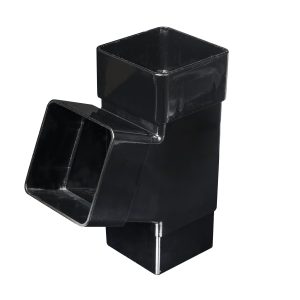 Kayflow 65mm Square 112.5° Offset Branch - Black