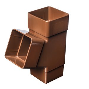 Kayflow 65mm Square 112.5° Offset Branch - Brown